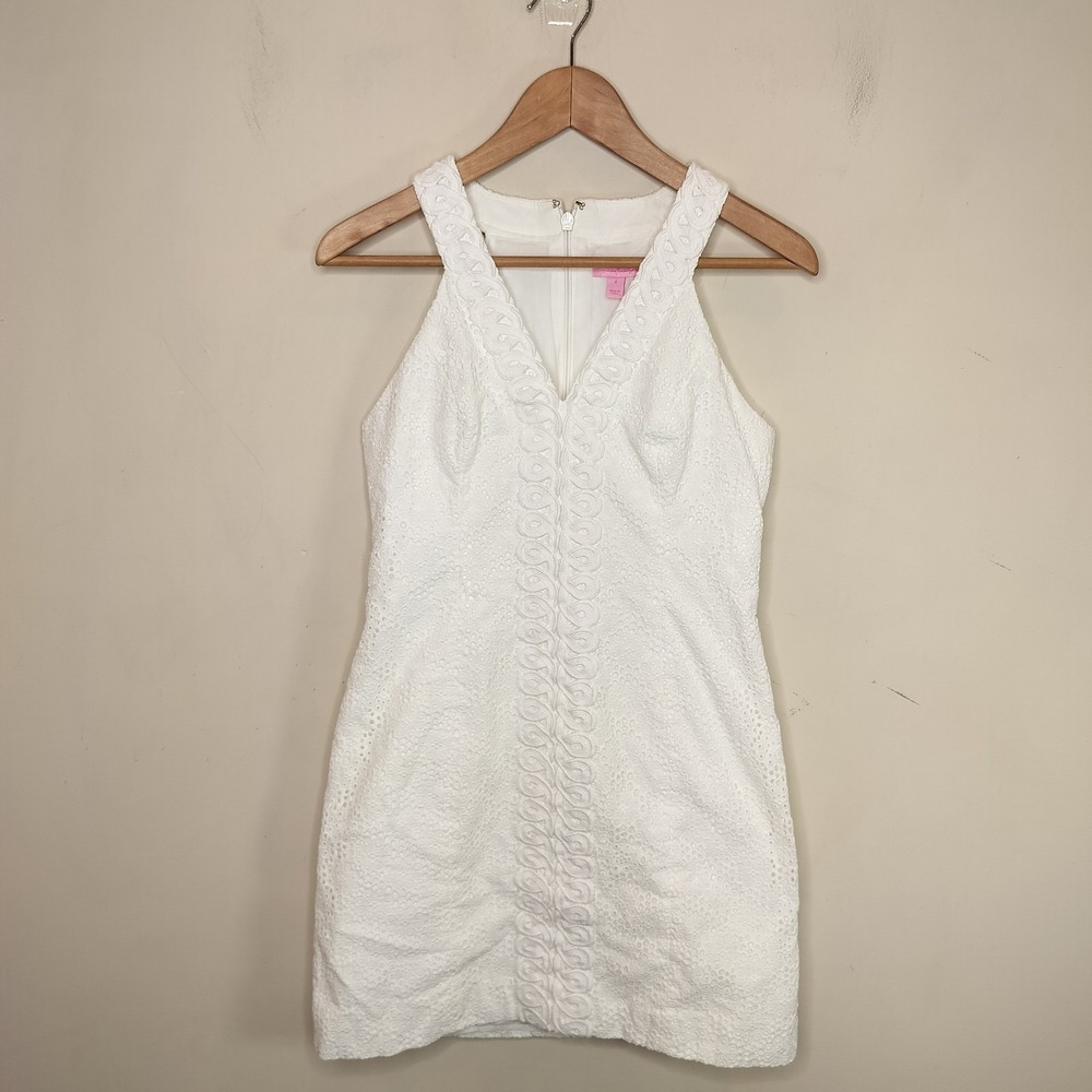 Lilly Pulitzer White Eyelet Mini Dress